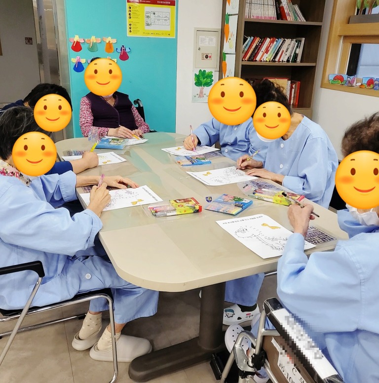 인지활동 <숫자이어 그림완성하기>