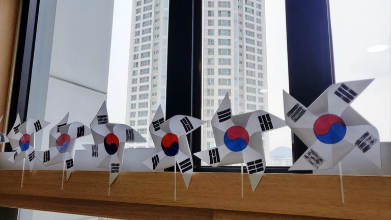 미술활동<3.1절 태극기 만들기>