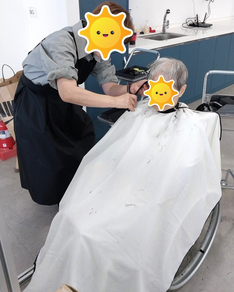 안산중앙요양병원 <11월 미용봉사>