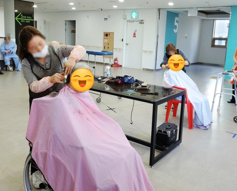 10월 미용봉사