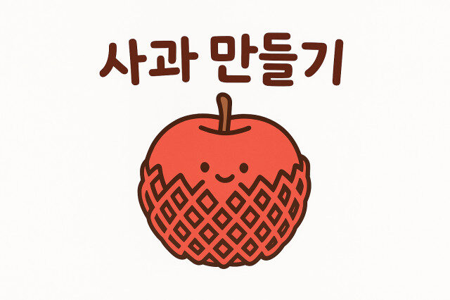사과 만들기